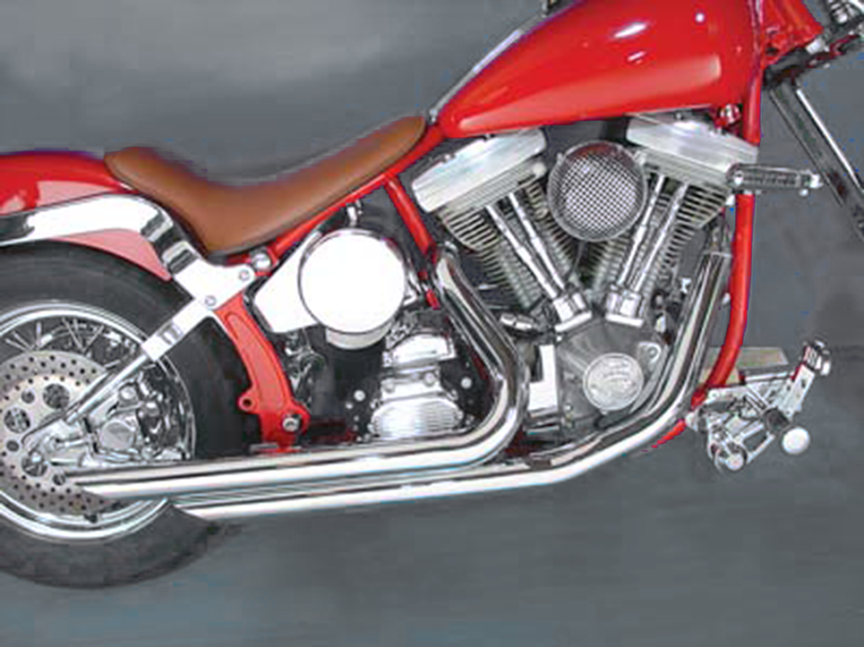 WYATT GATLING SOFTAIL DRAG PIPES DOWN SLASH SHORTY | Softail