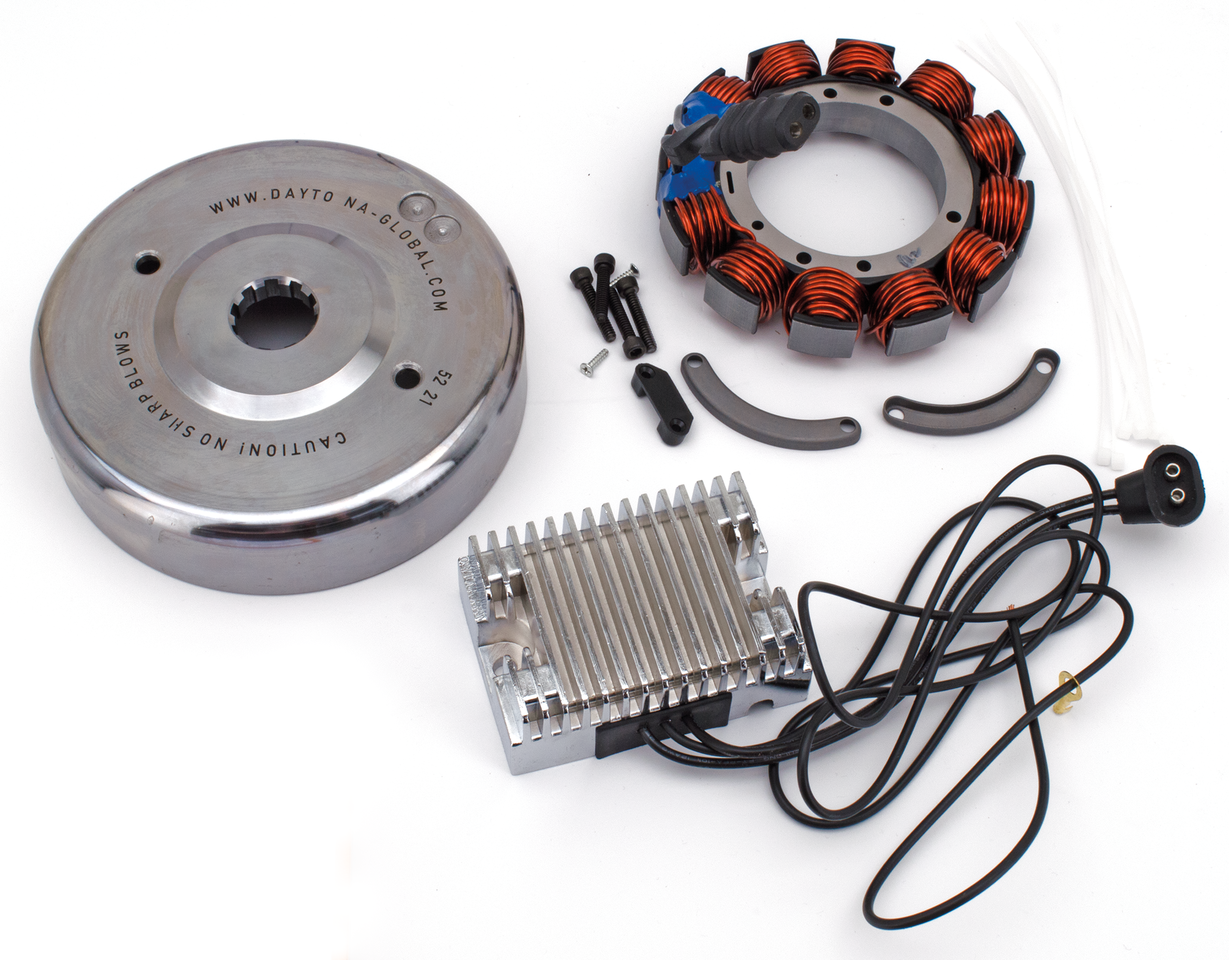 DAYTONA GLOBAL HIGH OUTPUT ALTERNATOR KIT | Big Twin | Dyna | FX | FXR | Softail | Touring