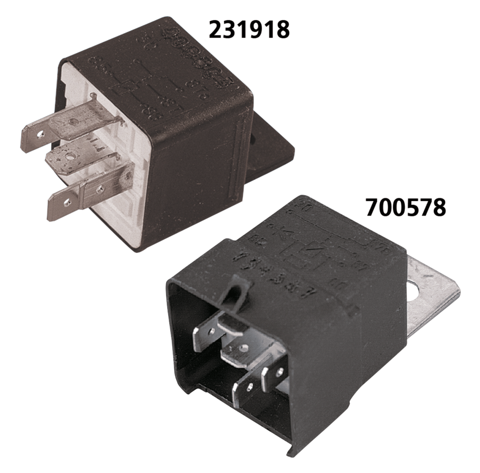 BOSCH TYPE STARTER RELAYS | Big Twin | Dyna | FX | FXR | RS | Softail | Sportster | Touring