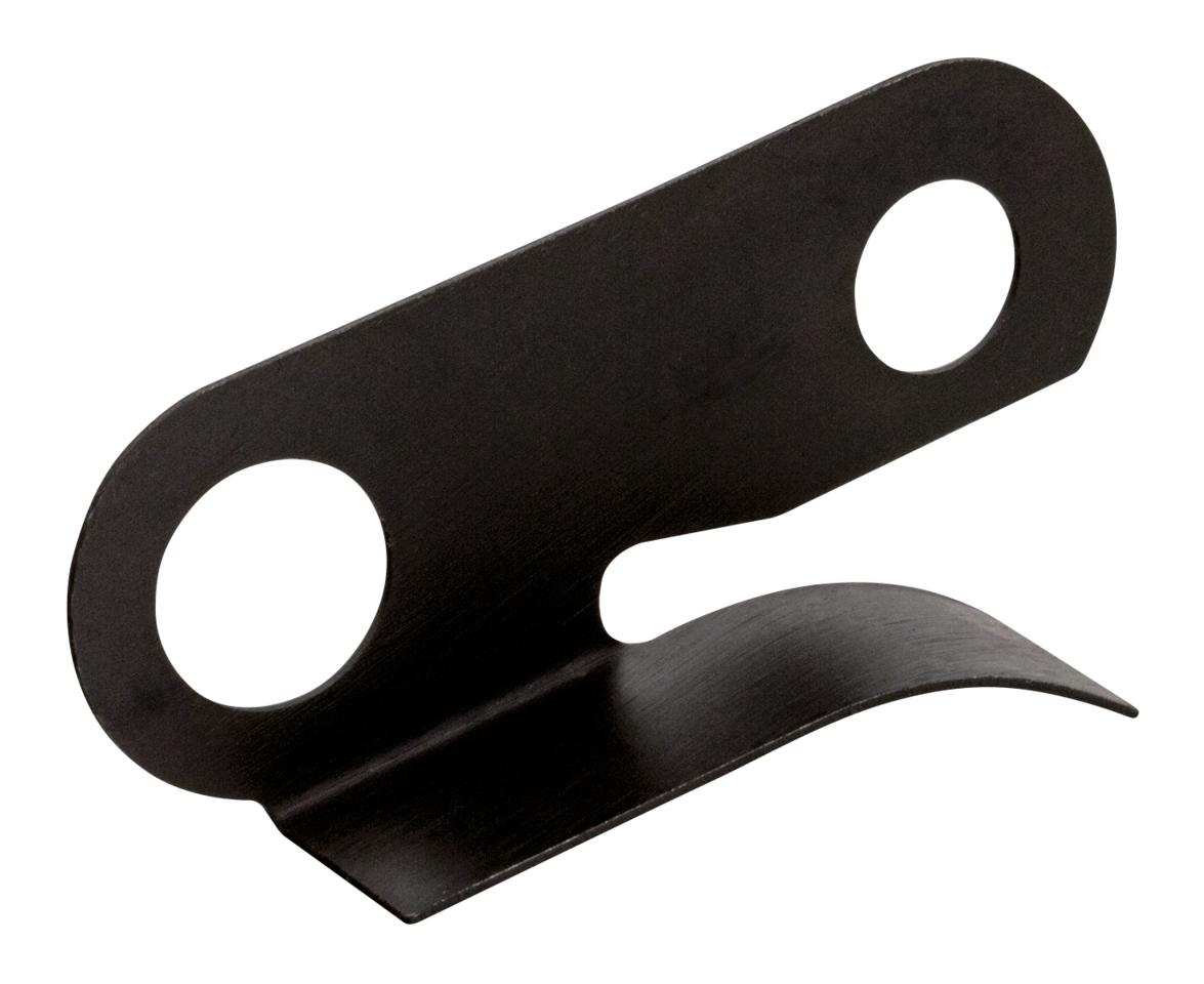 CALIPER ANTI VIBRATION KIT - Black front brake caliper anti-vibration kit, 1973 thru 1978 FL Big Twin, V-Twin Mfg. (OEM 41768-73)
For use with OEM "Banana" style brake calipers to dampen brake pad rattles. | Big Twin