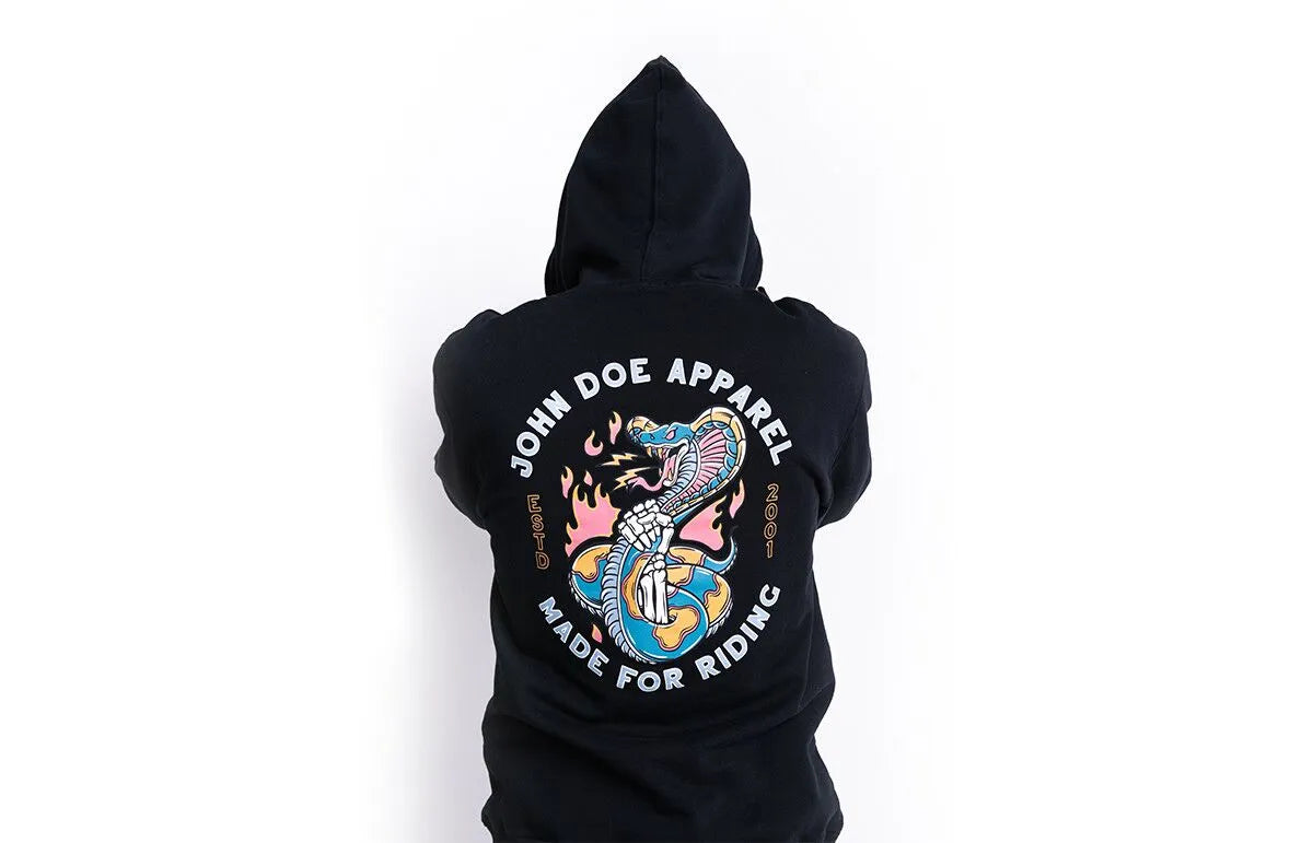 HOODIE SNAKE II BLACK