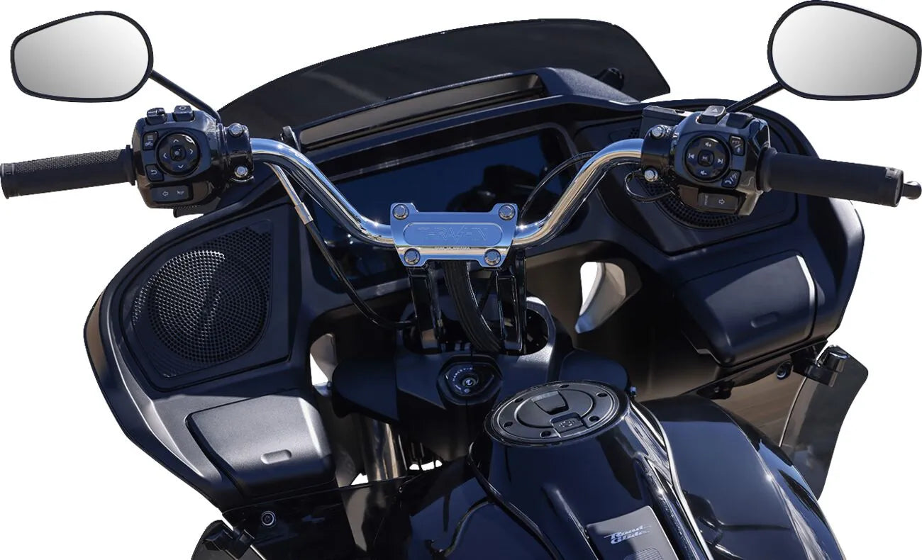 HANDLEBAR 1" HIGH BEND 23-24 FLTRXSE, 24 FLTRX,FLT CHR