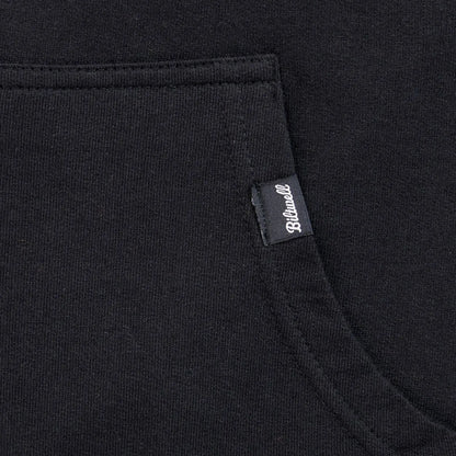 HOODIE BOLTS ZIP BLACK