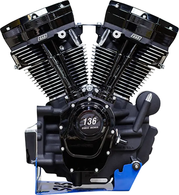 ENGINE MK136 550G CAM OIL COOLED BLK M8 SOFTAIL 2018-24