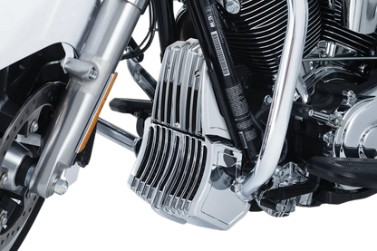 COVER VOLTAGE REGULATOR - FL 17-UP - CHROME