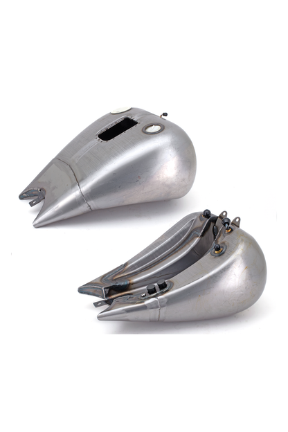 2" STRETCHED CUSTOM STYLE TANKS WITH DASH MOUNT FOR SOFTAIL TWIN CAM 2001-2007 (style B)