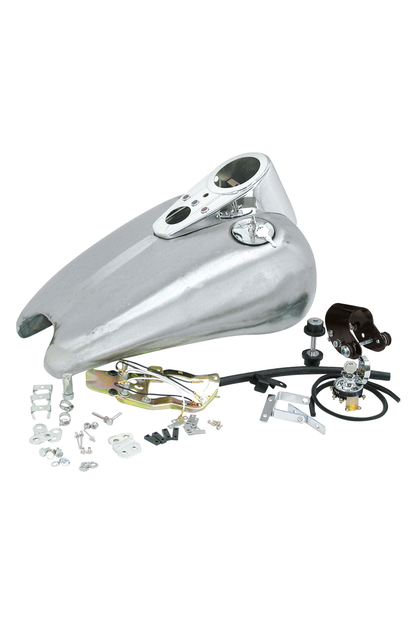 2" STRETCHED RUBBER MOUNT SPORTBOB TANK WITH DASH FOR 1995-2003 SPORTSTER (style B)
