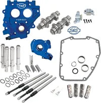 Cam Chest Kit w/o Cams Gear drive Wtr cooled Blk PR TC 07-16