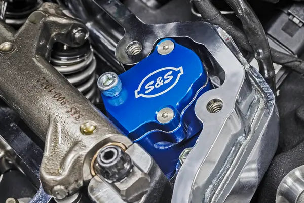 Breather Head Kit Billet Anodized Blue M8 2017-2024