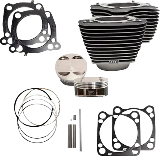 Cylinder Kit 4.25"Bore 4.375"Stroke WBlack W/Highlights M8