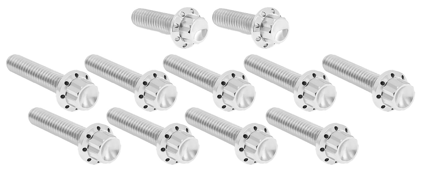 CAM & POINT COVER TITANIUM 12-POINT BOLT KITS