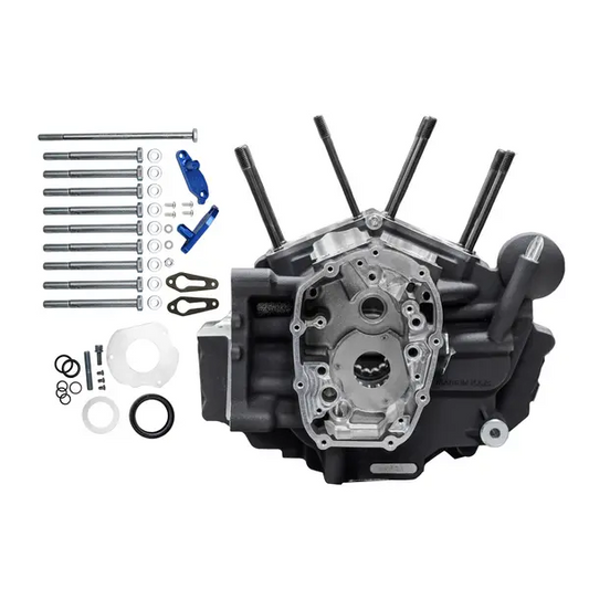 CRANKCASE MK-SERIES 4-1/2" - FLT M8 17-UP - BLACK