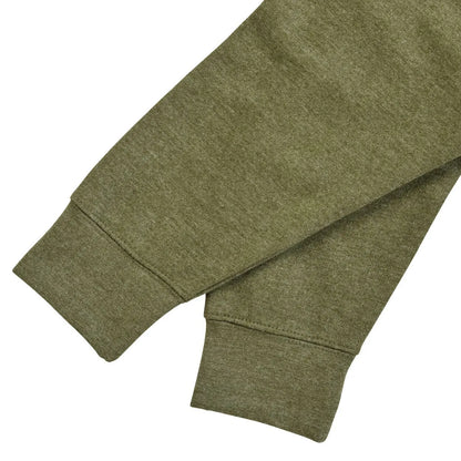 HOODIE STENCIL ZIP OLIVE