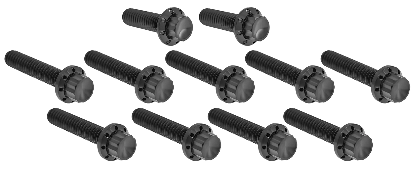CAM & POINT COVER TITANIUM 12-POINT BOLT KITS