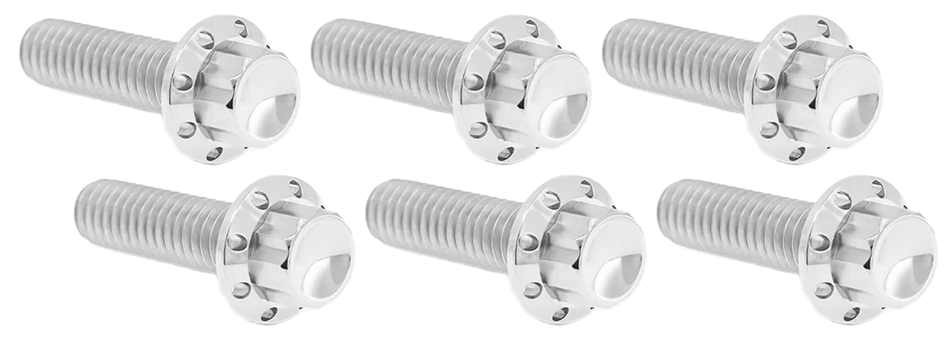 TRANSMISSION TOP COVER TITANIUM 12-POINT BOLT KITS