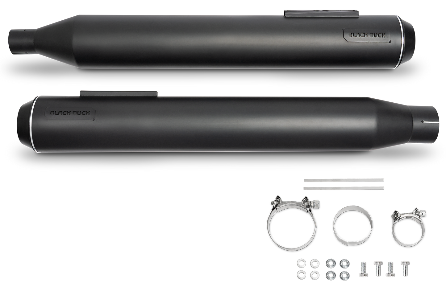 BLACK DUCK SLIP-ON MUFFLERS FOR MILWAUKEE EIGHT TOURING | Touring