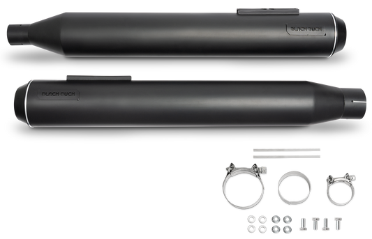 BLACK DUCK SLIP-ON MUFFLERS FOR MILWAUKEE EIGHT TOURING | Touring