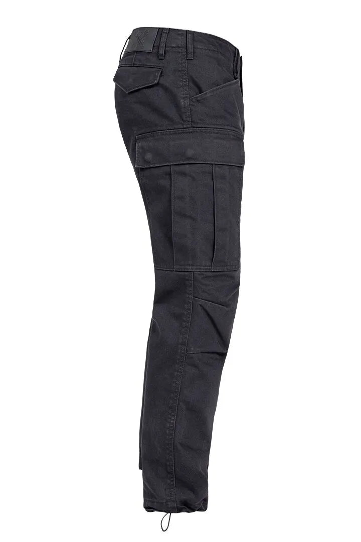 SPODNIE REGULAR CARGO MONO CZARNE/CZARNE