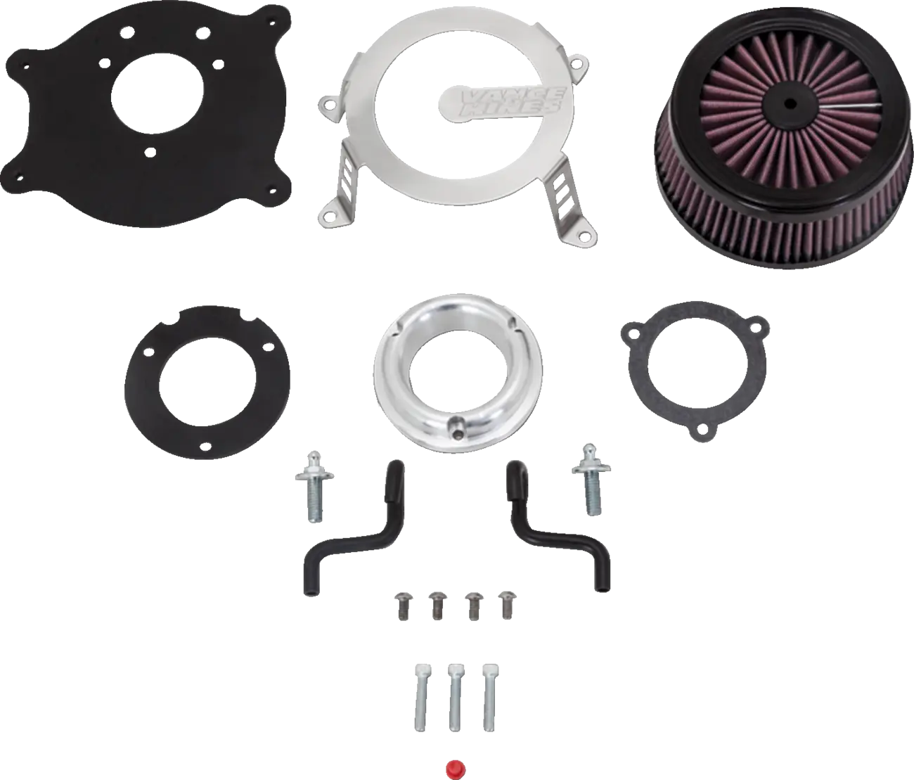 AIR CLEANER V02 CAGE FIGHTER - FL/SFTL 17-23 - BRUSHED