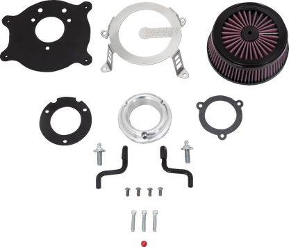 AIR CLEANER V02 CAGE FIGHTER - FL/SFTL 17-23 - BRUSHED