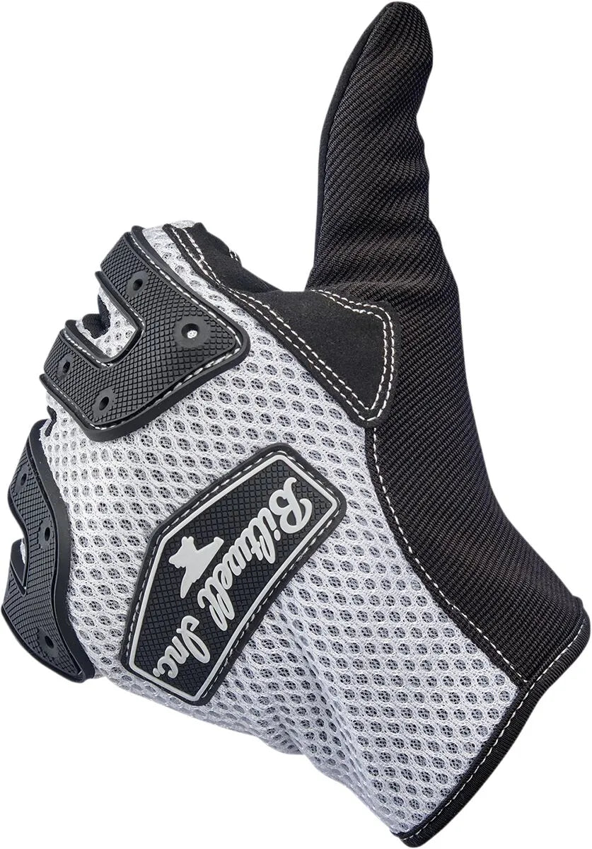 GLOVES ANZA WHT/BLK