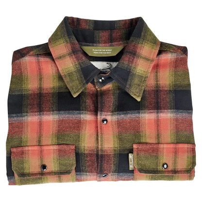 SHIRT FLANNEL HI TEST RUST