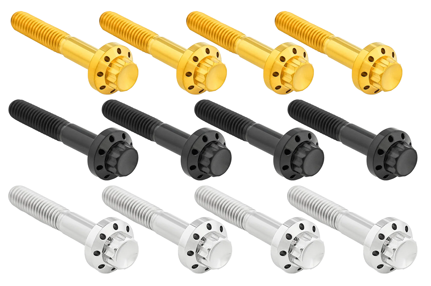 ARLEN NESS TITANIUM 12-POINT FRONT FENDER BOLTS