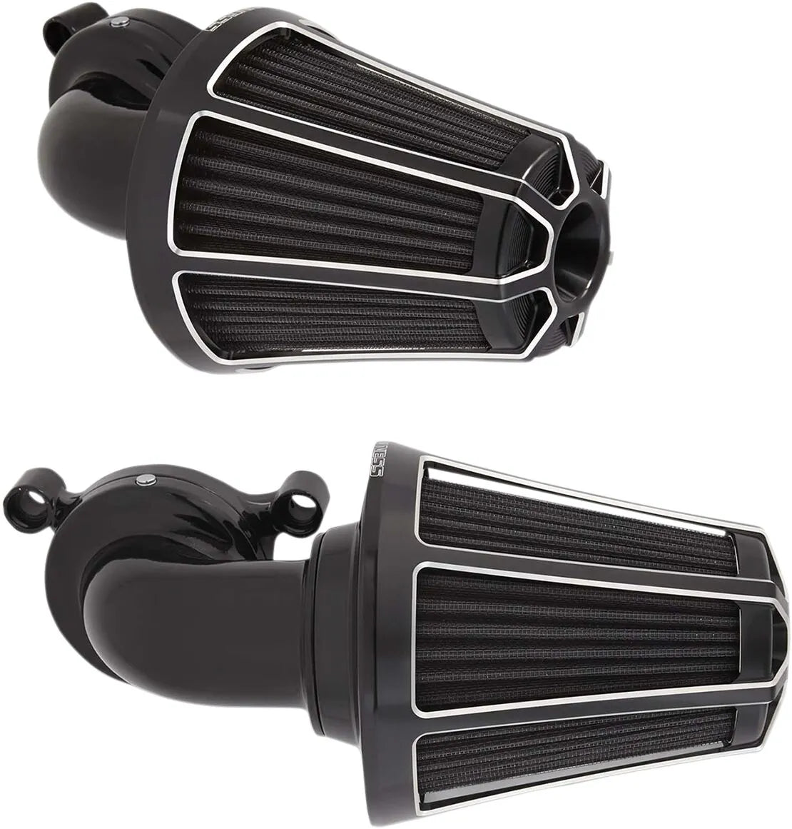 AIR CLEANER - BEVELED - MSTR SUCKER - M8 17-23 - BLACK