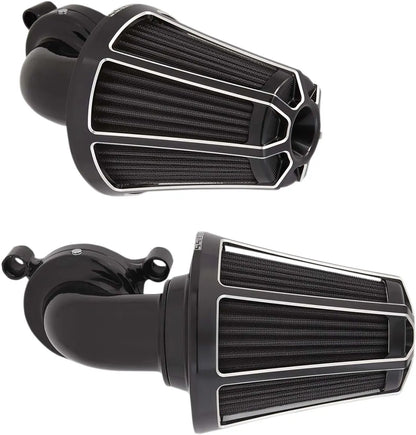 AIR CLEANER - BEVELED - MSTR SUCKER - M8 17-23 - BLACK