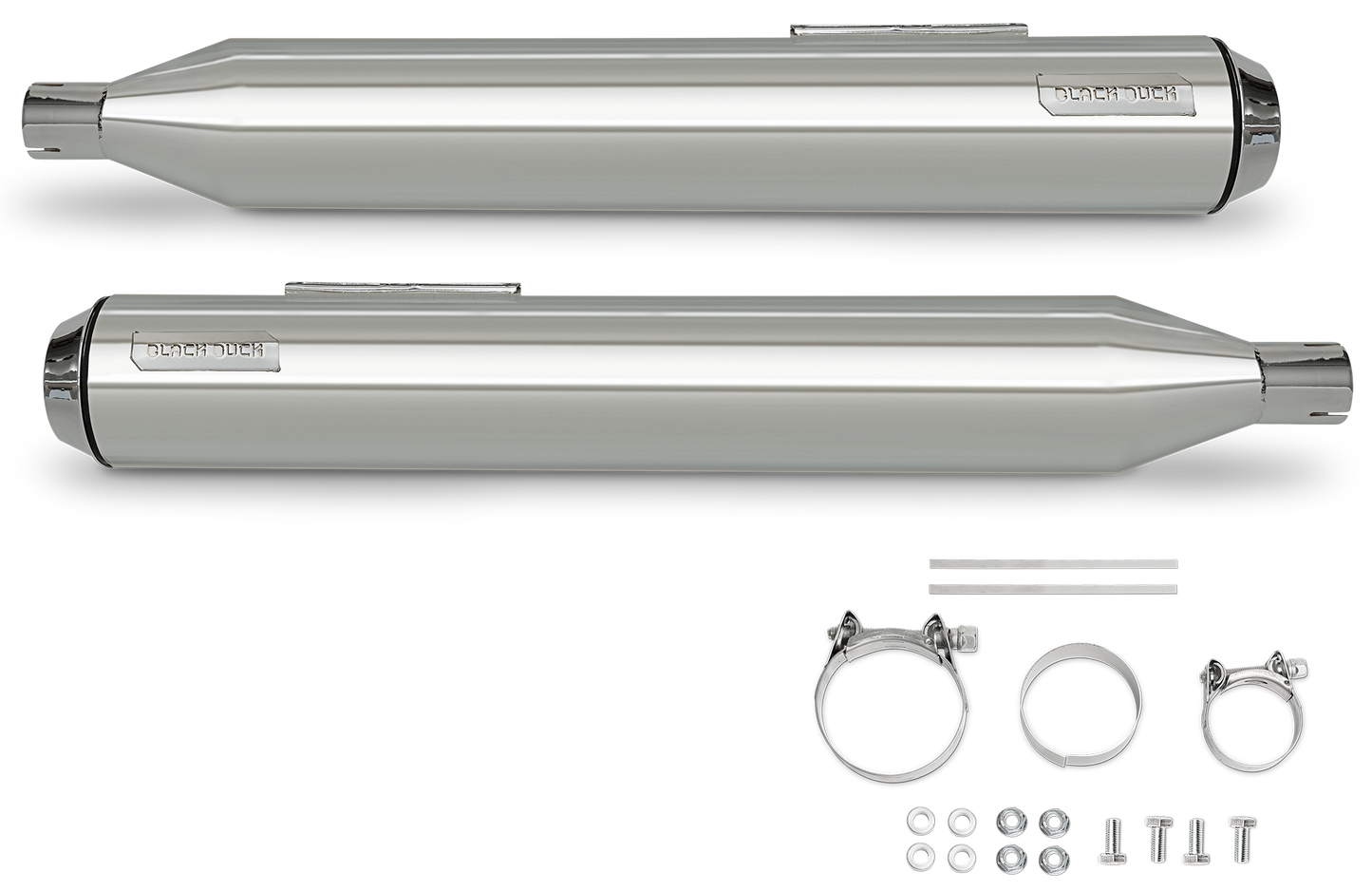 BLACK DUCK SLIP-ON MUFFLERS FOR MILWAUKEE EIGHT TOURING | Touring