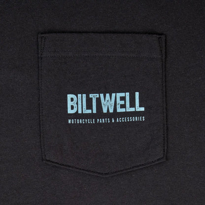 TEE OLD JUNK POCKET BK BK
