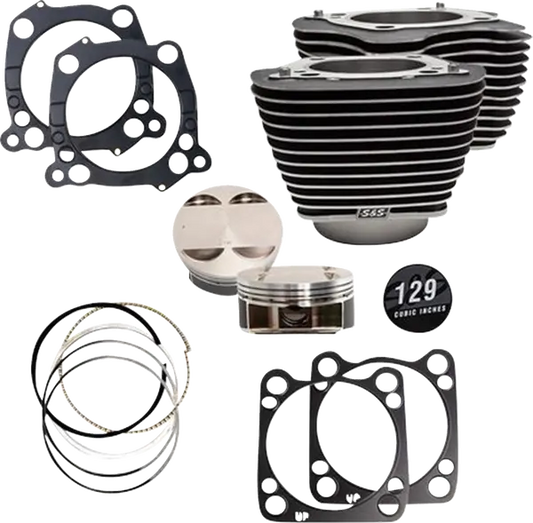 CYLINDRKIT 129"STCK BLT 4.84",4.32"BORE,4.375"STRKWBW/HI M8