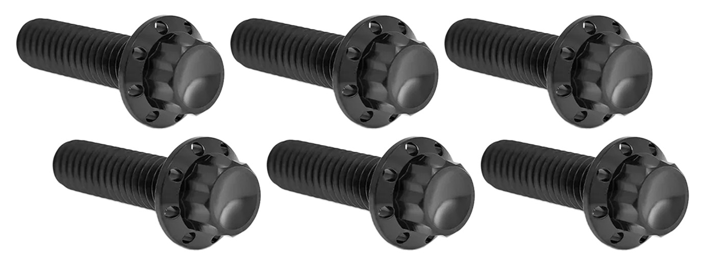 TRANSMISSION TOP COVER TITANIUM 12-POINT BOLT KITS