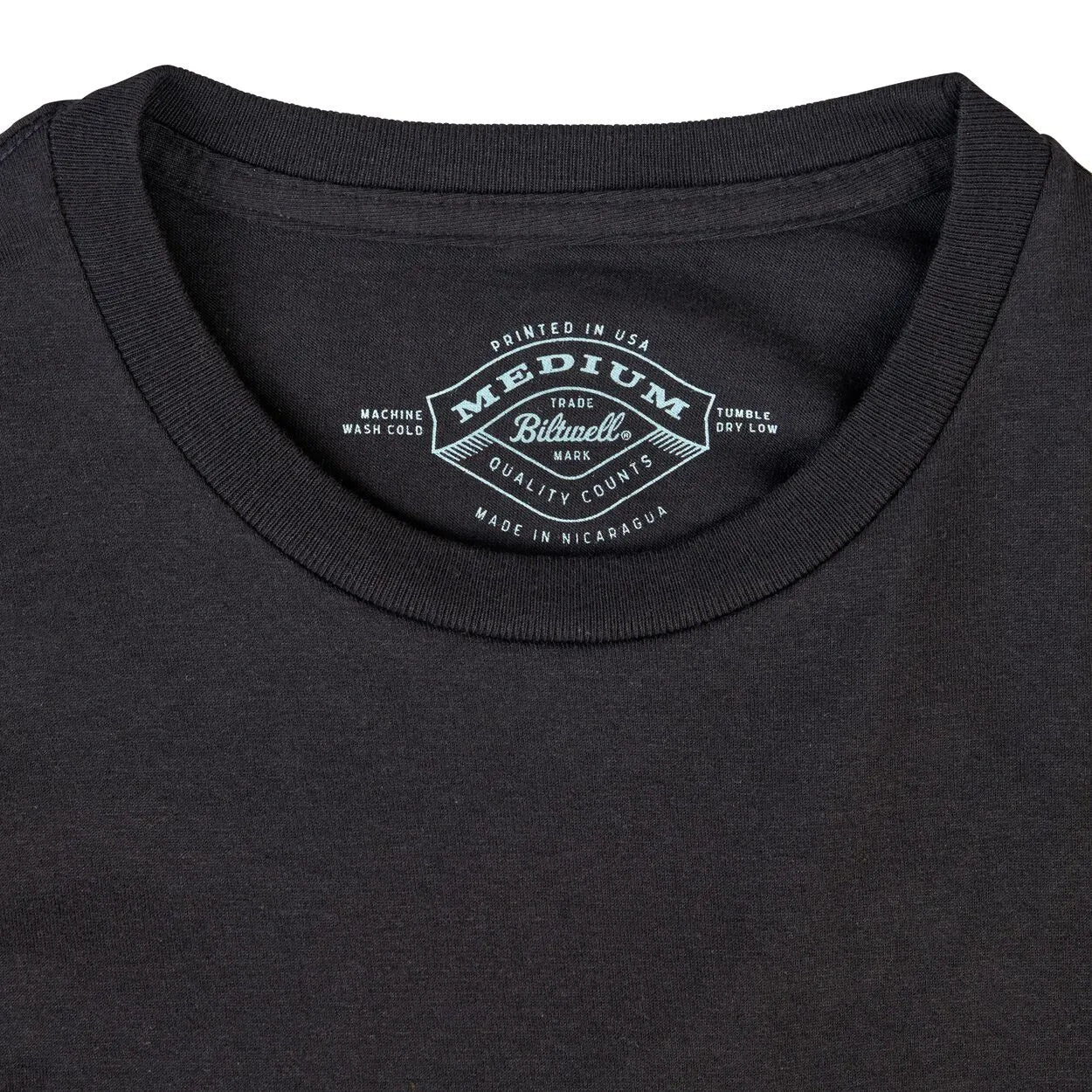 TEE OLD JUNK POCKET BK BK