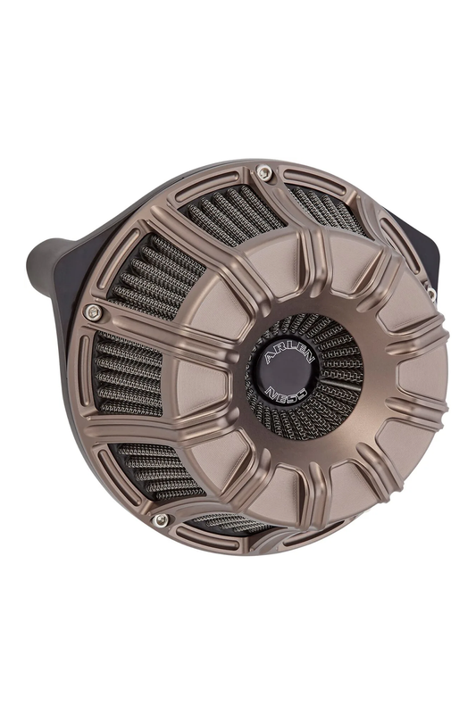 AIR CLEANER - 10 GAUGE INVERTED - M8 17-23 - TITANIUM