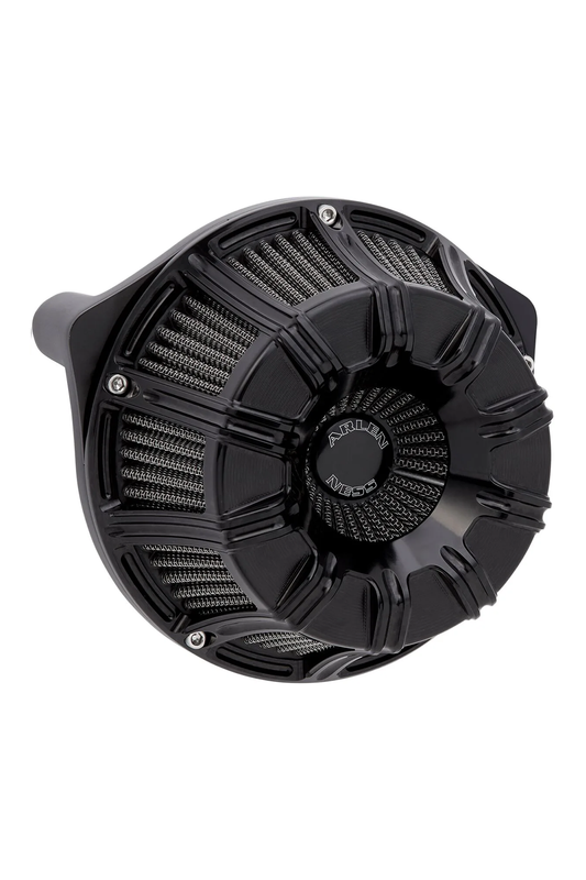AIR CLEANER - 10 GAUGE INVERTED - TC 00-17 - BLACK