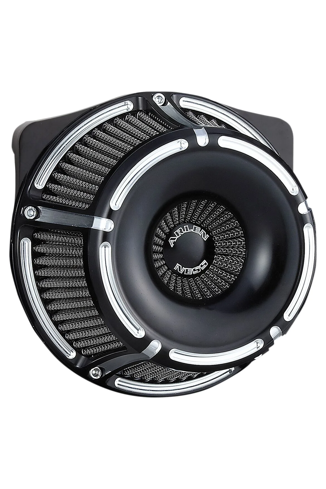 AIR CLEANER - SLOT TRACK INVERTED - M8 17-23 - BLACK