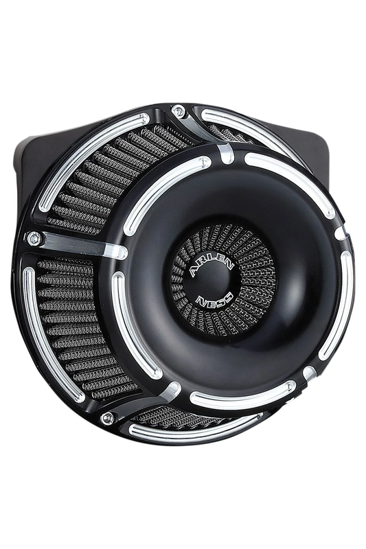 AIR CLEANER - SLOT TRACK INVERTED - M8 17-23 - BLACK