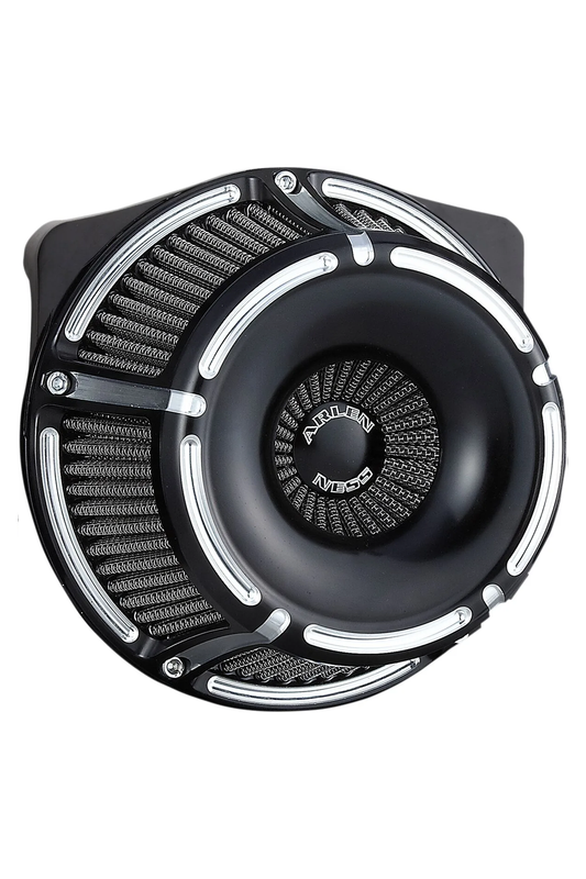 AIR CLEANER - SLOT TRACK INVERTED - XL 91-UP - BLACK