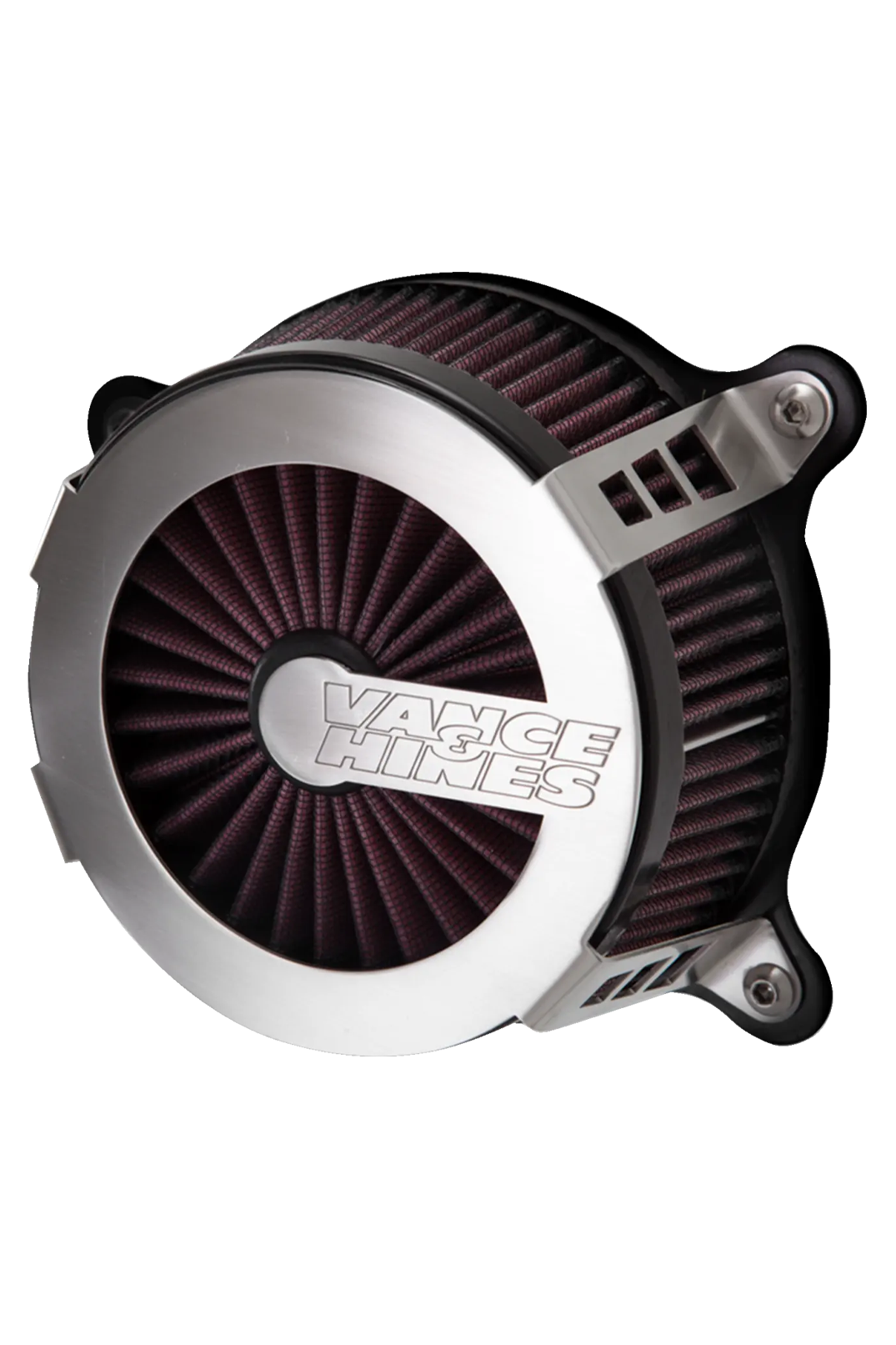 AIR CLEANER - V02 CAGE FIGHTER - XL 91-UP - BRUSHED
