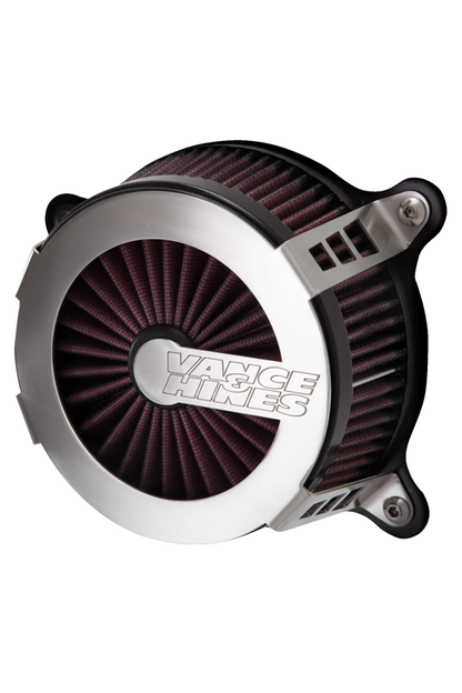 AIR CLEANER V02 CAGE FIGHTER - FL/SFTL 17-23 - BRUSHED
