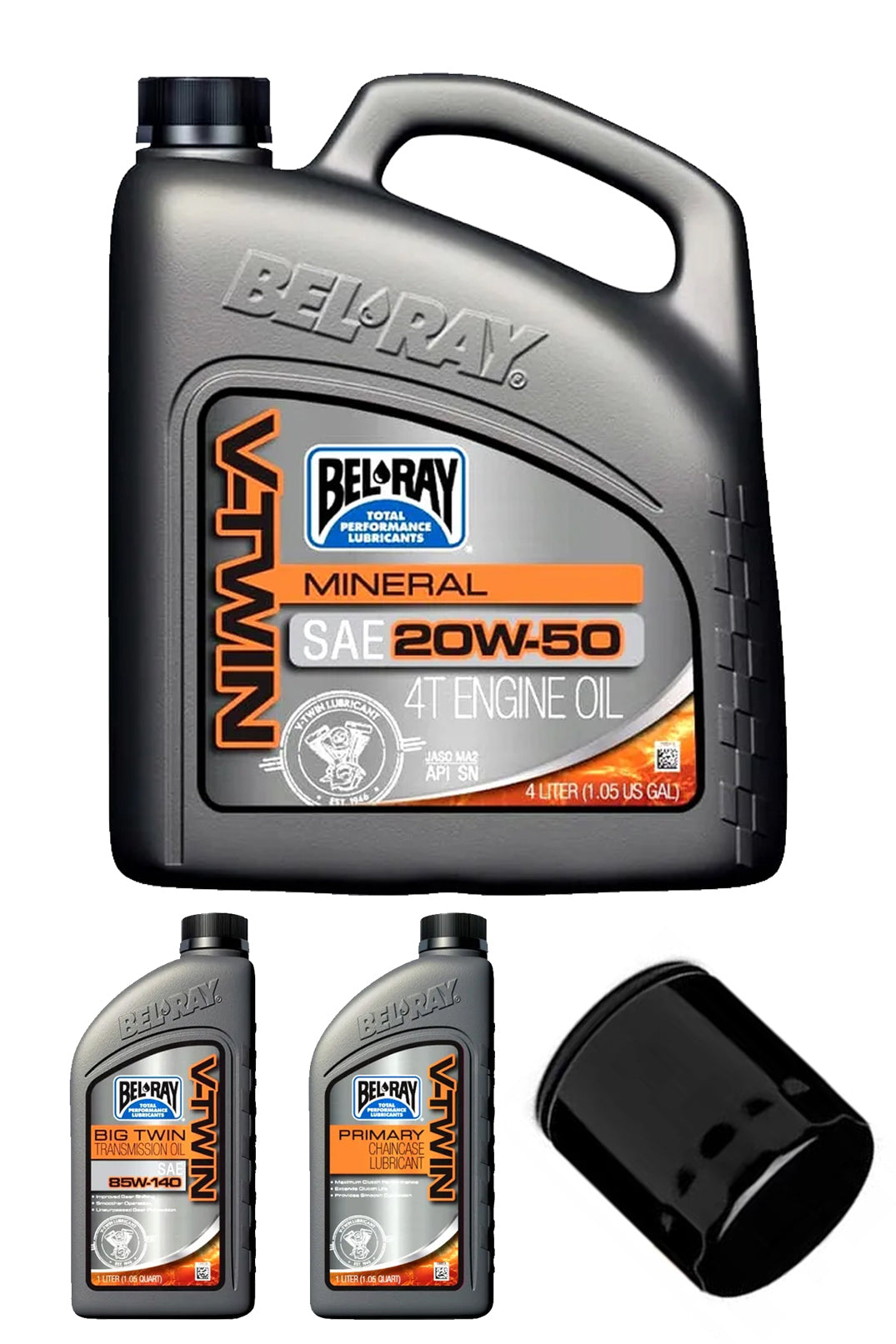 Bell-Ray V-Tvin Oil MINERAL Change Kit + Oil Filter EVO