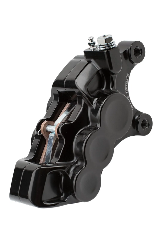 CALIPER - 4 PISTONS - 11.8" - BLACK - LEFT