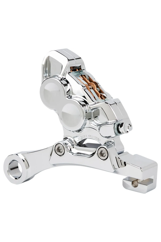 CALIPER - 4 PISTONS - FXD 08-17 - CHROME - REAR