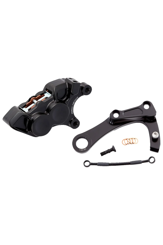 CALIPER - 4 PISTONS - M8 18-UP - BLACK - REAR