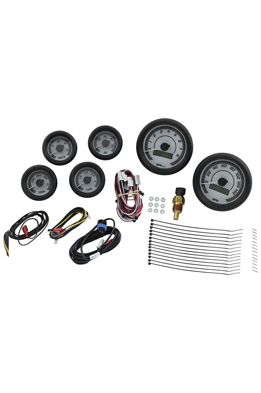 GAUGE 6PK WHT/GRAY BLK