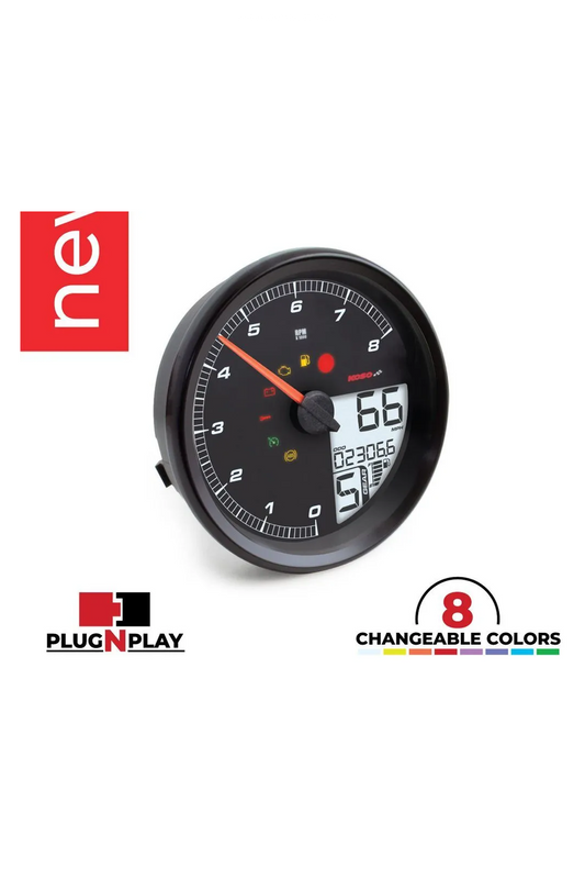 GAUGE HD-05 FXD 04-14 BLK