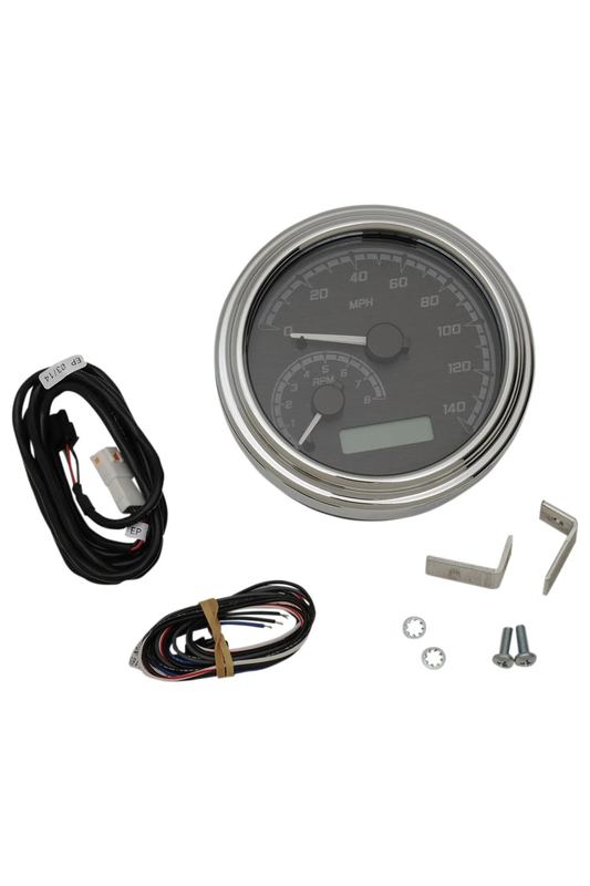 GAUGE TANK BLK/GRY CHR MVX-2011
