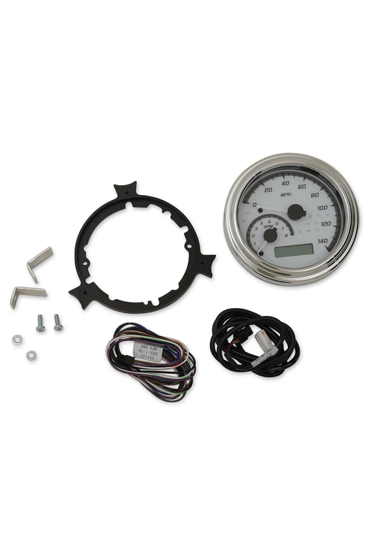 GAUGE TANK WHT/GRY CHR MVX-2004