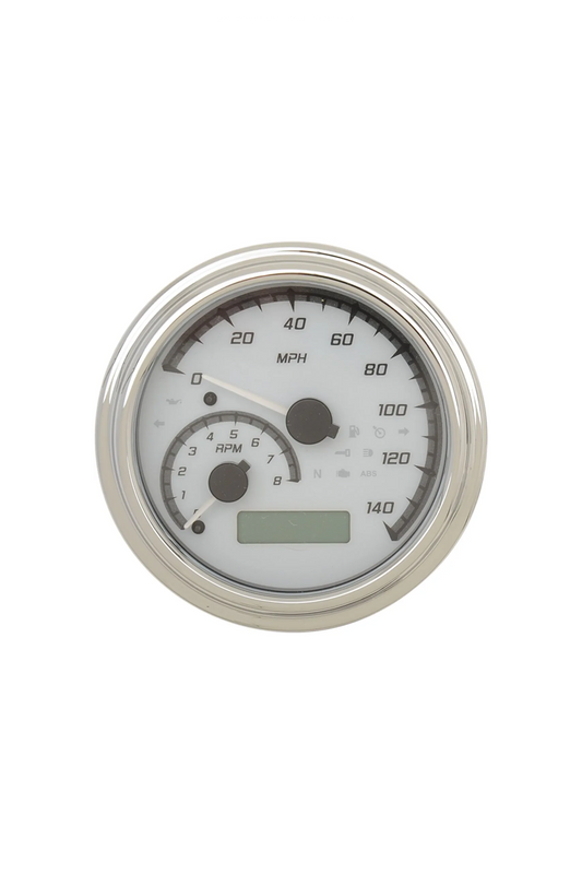 GAUGE TANK WHT/GRY CHR MVX-2011